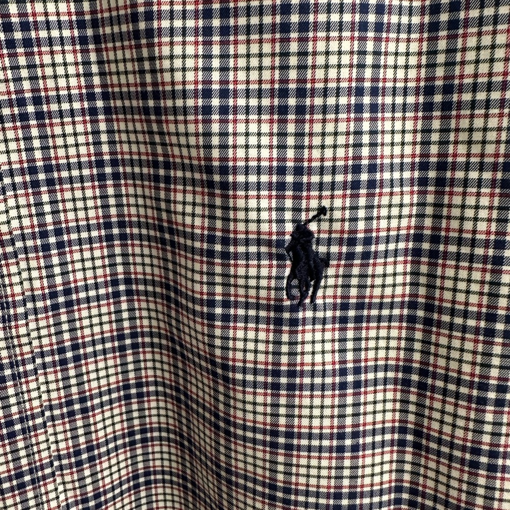 Ralph Lauren Men's Casual Plaid Shirt M EUC - Picture 2 of 8